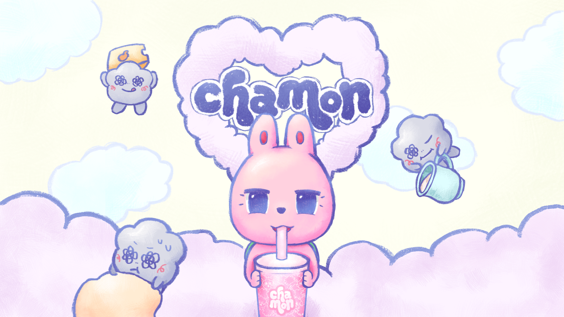 chamon — 구름 위 토끼 차몬